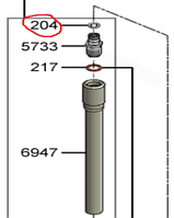 1L296308 Кільце ущільнювальне автостимера Franke Evolution white