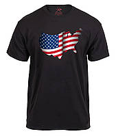 Футболка чоловіча патріотична вінтажна Rothco Distressed US Flag Athletic Fit T-Shirt USA