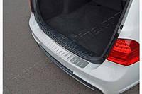 Накладки на задний бампер BMW 3 E91 SW 2005-2011 Защитные декоративные накладки на бампер авто 2