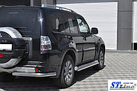 Mitsubishi Pajero Wagon 4 06+ защитная дуга защита заднего бампера на для Митсубиси Паджеро Вагон Mitsubishi 2