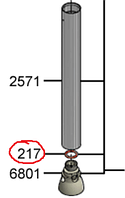 1H325446 Кільце ущільнювальне автостимера Franke Evolution