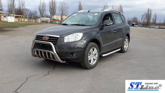 Кенгурятник Geely Emgrand X7 12+ защита переднего бампера кенгурятники ...