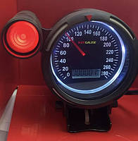 Додатковий прилад спідометр Ket Gauge 37601 BL з відсіканням Ø80мм автомобільні вимірювальні прилади 2