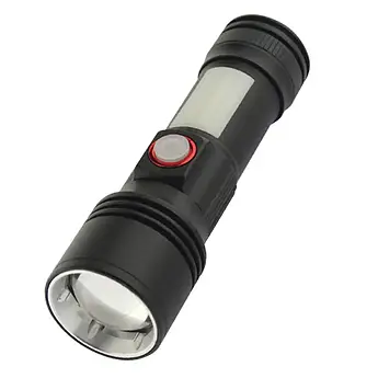 Ліхтар пошуковий Quantum QM-FL1031 Adept 10W LED zoom + COB з USB