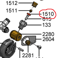 1L301417 Кільце ущільнювальне автостимера Franke Evolution