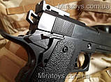 Іграшковий пістолет ZM 05 Cyma (Colt M1911 Hi-Capa 5.1) пластик, фото 7
