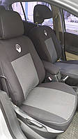 Автомобильные чехлы авточехлы салона на сиденья VIP Renault Logan MCV un 7м черные 04-12 Рено Логан МСВ 2