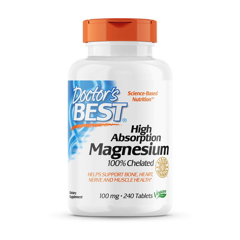 Купить Комплексный магний Doctors BEST Magnesium High Absorption 100 mg ...