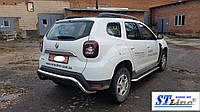 Renault Duster 17+ защитная дуга защита заднего бампера на для Рено Дастер Renault Duster 17+ d60х1,6мм 2