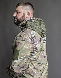 Демісезонна тактична куртка військова Софтшелл мультикам Армійська куртка MILIGUS "Patriot" р. L