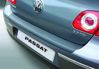 Накладки на задний бампер Volkswagen Passat B6 05-10 / ABS Защитные декоративные накладки на бампер авто 2