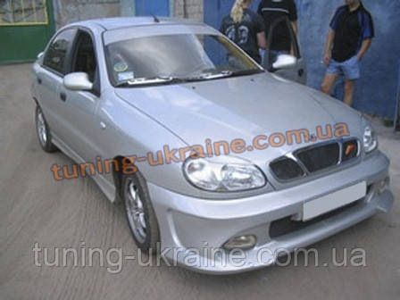 Передний бампер Lan из стеклопластика для Daewoo Sens Хэтчбек - фото 1 - id-p332560142