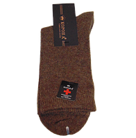 Теплые медицинские носки шерстяные Корона 1524-4 41-47 коричневые