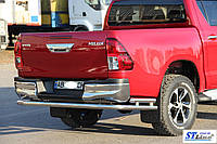 Toyota Hilux 15+ защитная дуга защита заднего бампера на для Тойота Хайлюкс Toyota Hilux 15+ d60х1,6мм 2