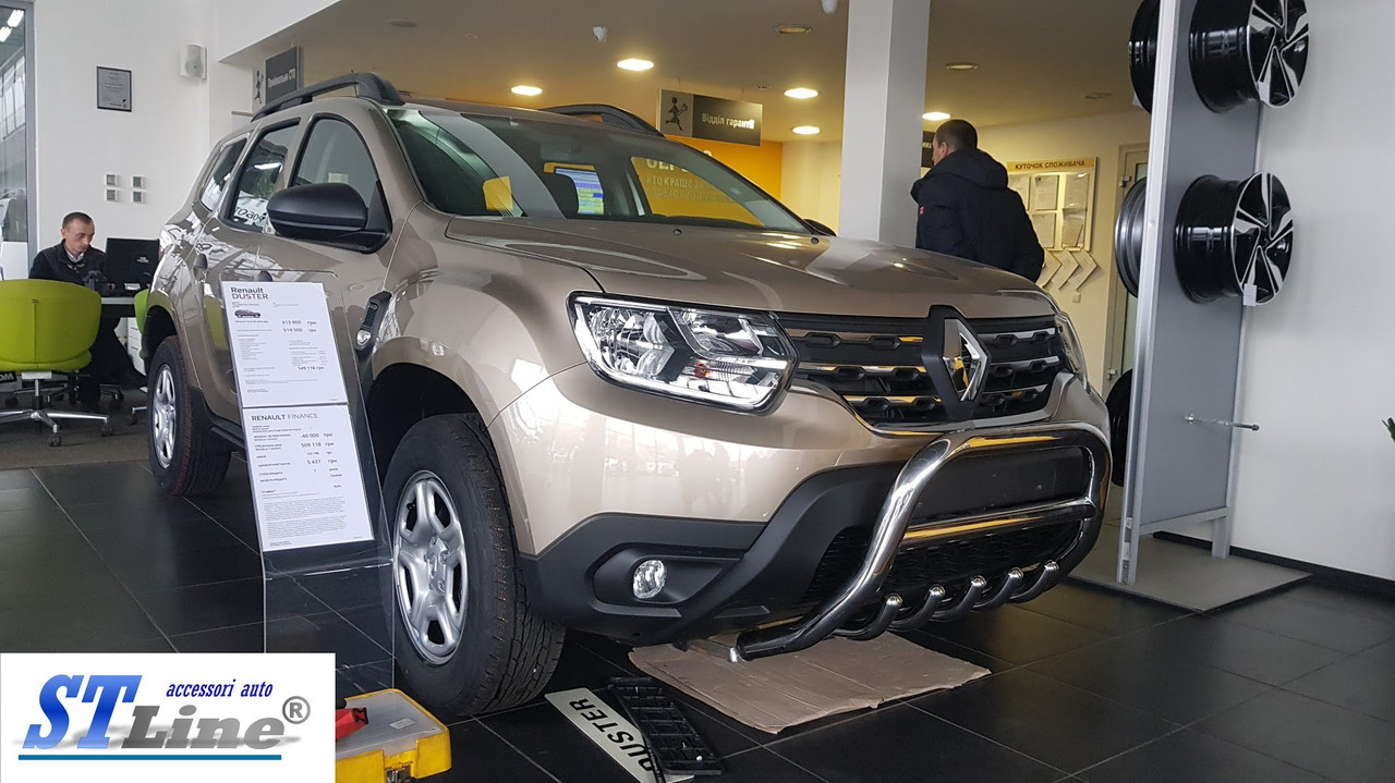 Кенгурятник Renault Duster 17+ захист переднього бампера кенгурятники для Рено Дастер Renault Duster 17+ d 2