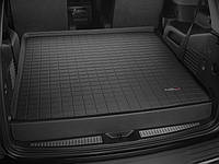 Автомобильный коврик в багажник авто Weathertech Cadillac Escalade 15-20 черный за 2м рядом Кадиллак Эскалейд