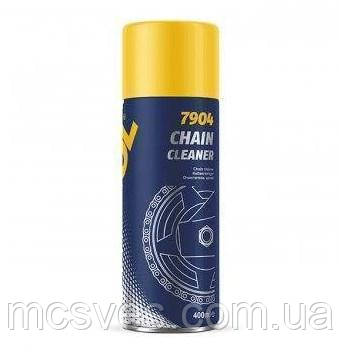 Засіб для очищення ланцюга та деталей мототехніки MANNOL 7904 Chain Cleaner 400ml