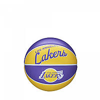 Мини-Мяч баскетбольный Wilson NBA TEAM RETRO BSKT MINI LA LAKERS SZ3