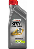 Масло ДВС 10W-40 Castrol GTX ULTRACLEAN API SN, ACEA A3/B4,1л, п/синт.