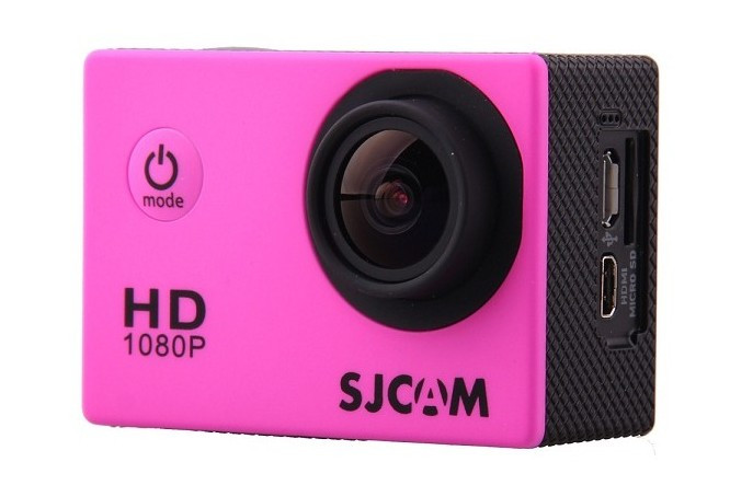 Экшн камера SJCam SJ4000 (розовый) EVO - фото 1 - id-p1910539709