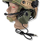 Активні навушники Earmor M32H Helmet Version | Foliage Green, фото 2