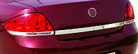 Накладка над номером Fiat Linea 2007- без отвест Автомобильные декоративные накладки на автомобиль 2