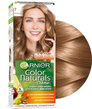 Стійка фарба Color Naturals, інтенсивне живлення для волосся, тон 7