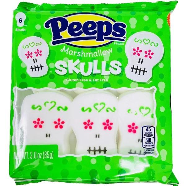 Зефірки маршмелоу Peeps Marshmallow Skulls 85g
