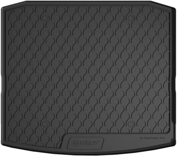 Купить Коврик в багажник Skoda Kodiaq mkI 2017+ без двухуровневого пола ...