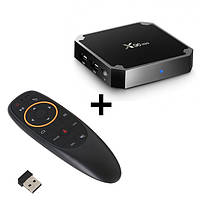 Смарт ТВ приставка Smart TV Box X96 Mini 2/16 GB + Пульт g10, Android TV приставка с пультом ICN