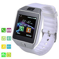Смарт часы телефон DZ09, умные смарт часы с Sim картой Android Smart Watch DZ09 для спорта белые PLC