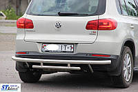 Volkswagen Tiguan I 11-15 защитная дуга защита заднего бампера на для Фольксваген Тигуан Volkswagen Tiguan I 2