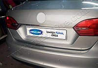 Накладка над номером VW Jetta 2011- Автомобильные декоративные накладки на автомобиль 2