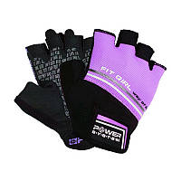 Перчатки для тренировок женские Power System Fit Girl Evo Gloves 2920PU Purple (S размер)