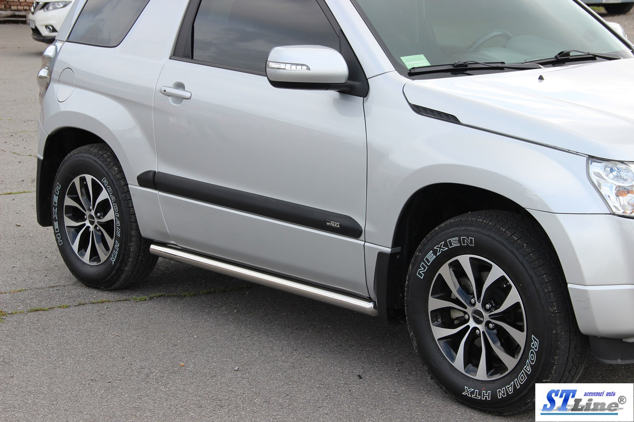 Купить Suzuki Grand Vitara II 05-12 боковые пороги подножки труба на ...