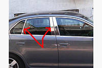 Накладки на стойки дверей VW Jetta 2005-2010 6шт Автомобильные декоративные накладки на авто 2