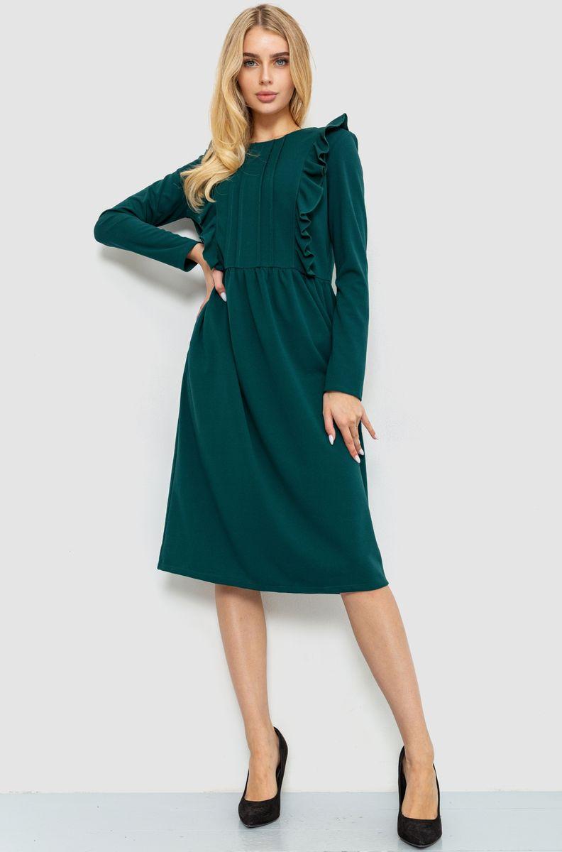 Сукня класична ошатний колір зелений 102R343 S-M
