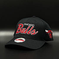 Оригинальная черная кепка Mitchell Ness NBA Chicago Bulls