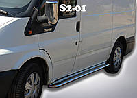 Ford Transit 00-06 боковые пороги подножки площадки на для Форд Транзит Ford Transit 00-06 кор база 2