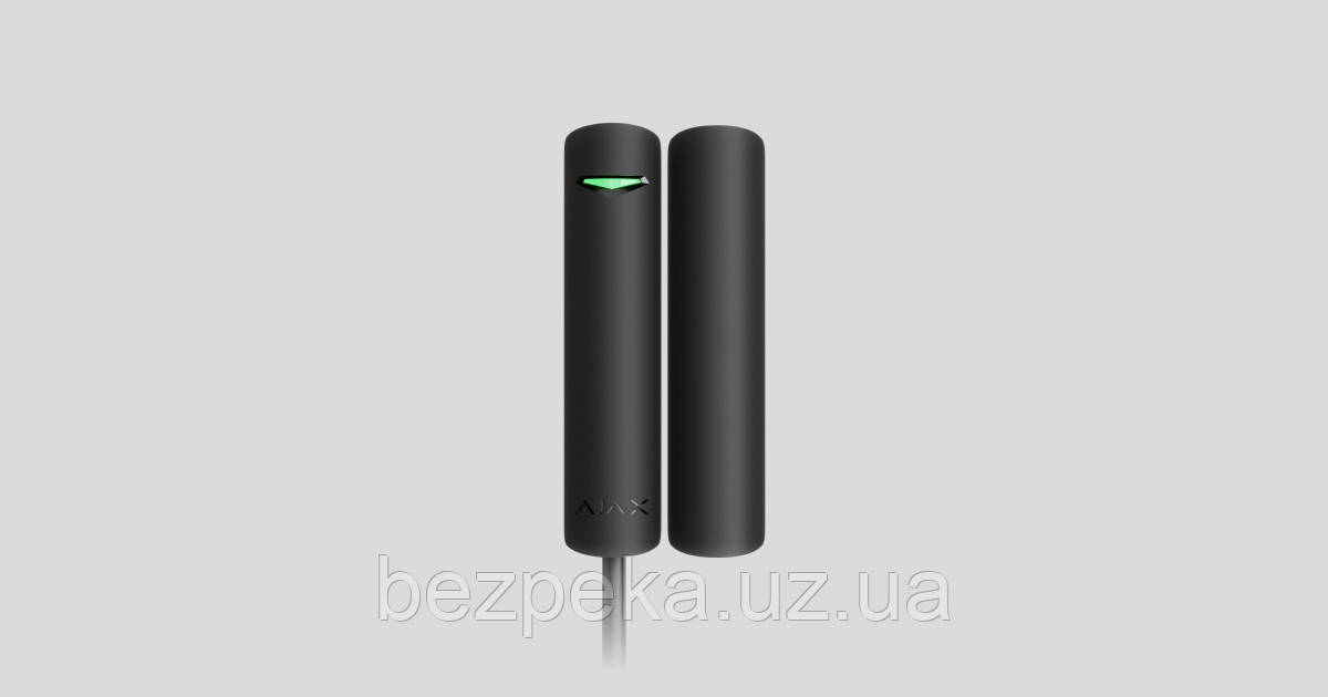 DoorProtect Plus Ajax Fibra Дротовий комбінований датчик відкривання, удару та нахилу