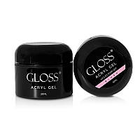 Акрил-гель GLOSS Blush (розовый) в баночке, 30 мл