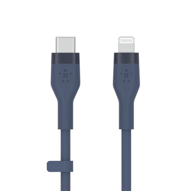 Кабель Belkin BoostCharge Flex USB Type-C - Lightning (M/M), 1 м, Blue (CAA009bt1MBL) OEM, фото 1