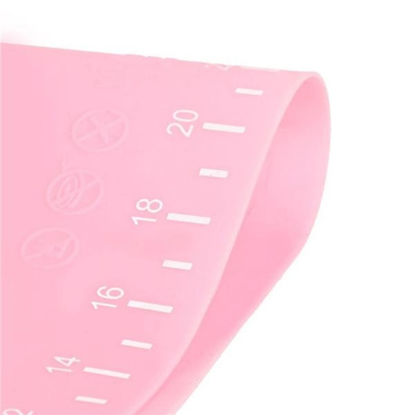 Силиконовый коврик для выпечки Kamille LR 9900, 38х28 см, выдерживает от -40°С до +230°С Розовый ICN - фото 5 - id-p1910656918
