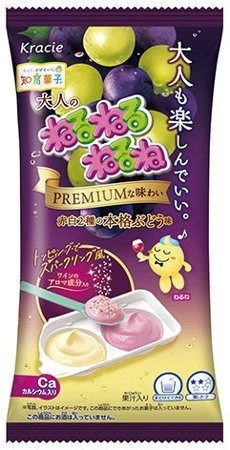 Японський десерт Kracie Otona no Neru Neru Nerune Red & White Grape 27g