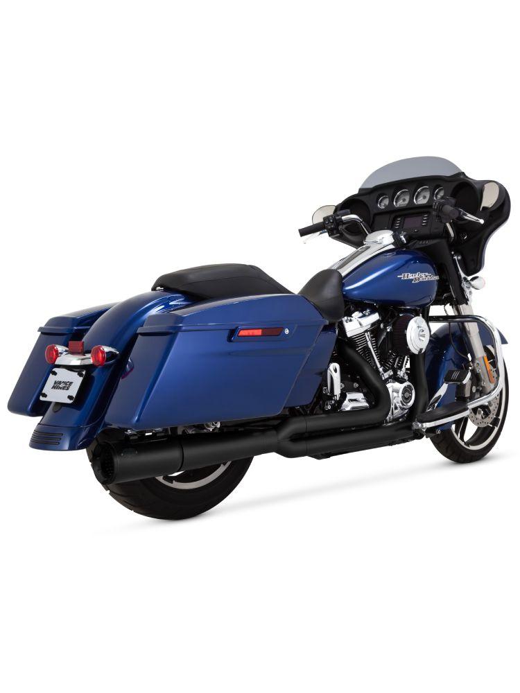 Повна вихлопна система Vance & Hines Pro Pipe для деяких моделей Harley Davidson Black Matt