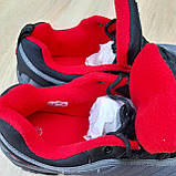 Кросівки чоловічі Merrell Vibram зимові на флісі сірі з червоним низькі водонепроникні теплі, фото 7