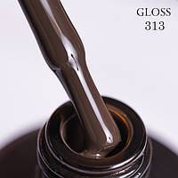 Гель-лак для нігтів GLOSS 313 (холодний шоколадний), 11 мл