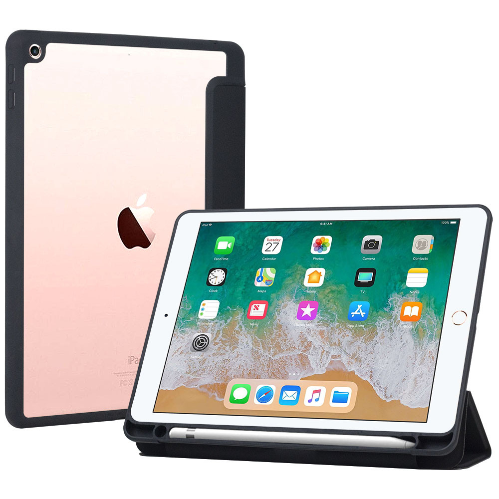 Чохол Galeo Hybrid Case with Pencil Holder для Apple iPad 9.7 2018 A1893, A1954 Black, фото 1