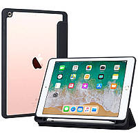 Чехол Galeo Hybrid Case with Pencil Holder для Apple iPad 9.7 2018 A1893, A1954 Black