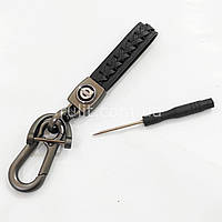 Брелок для ключей Volvo Вольво плетеный с карабином Брелок для автомобильных ключей 2